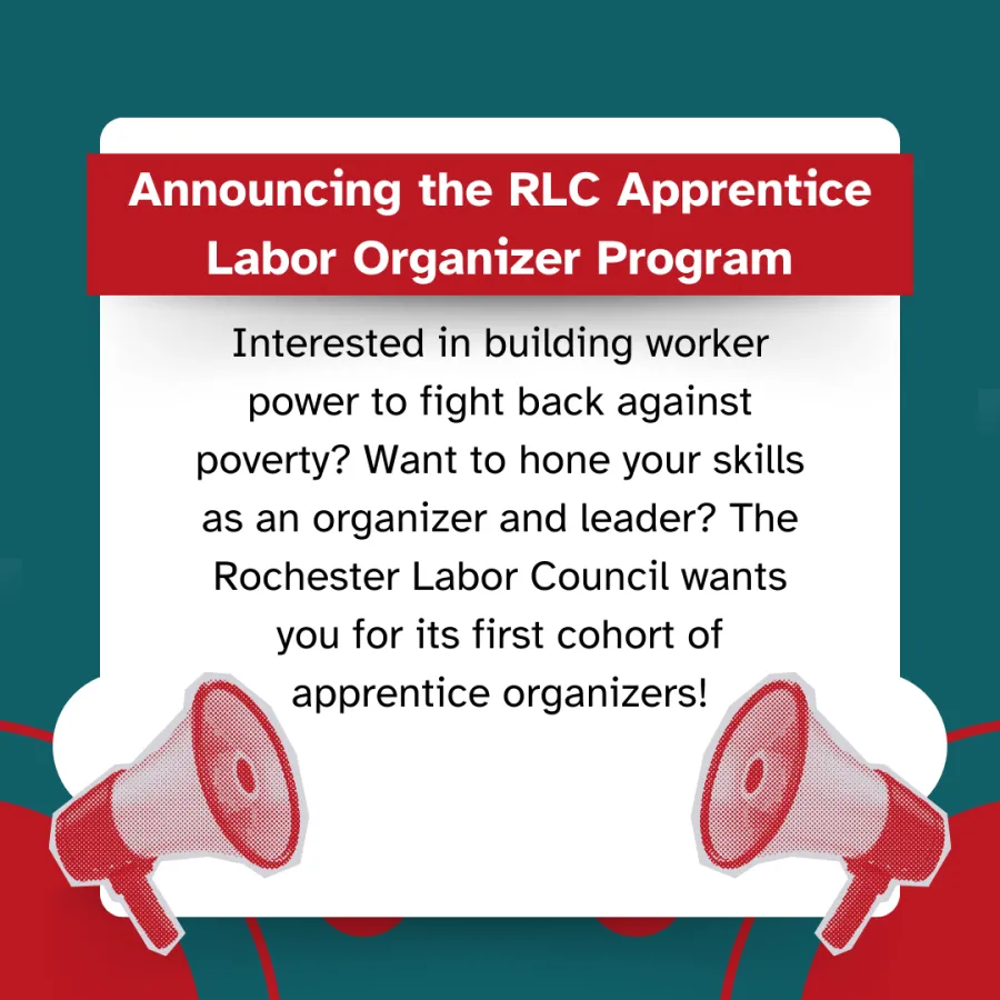 Announcement of Apprentice Organizer Program